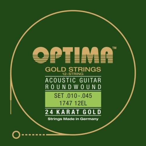 Optima cordes Or 24 K - guitare acoustique 12 cordes 10-45