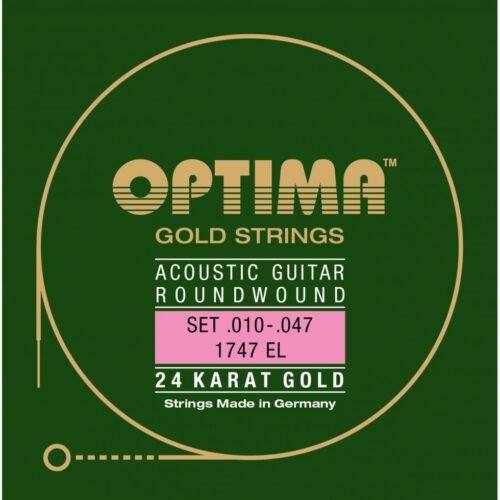 Optima cordes Or 24 K - guitare acoustique 10-47