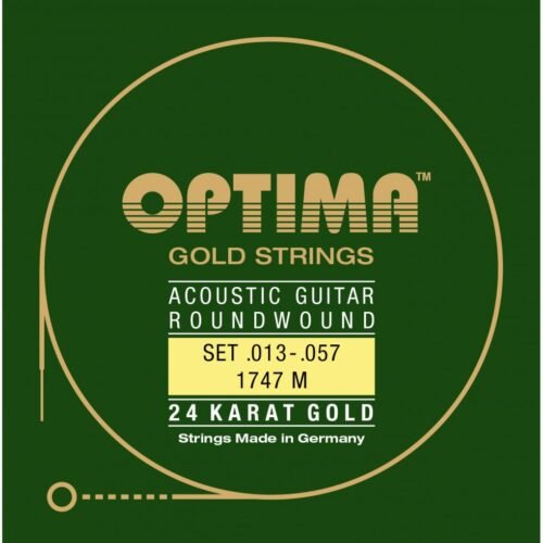 Optima cordes Or 24 K - guitare acoustique 13-57