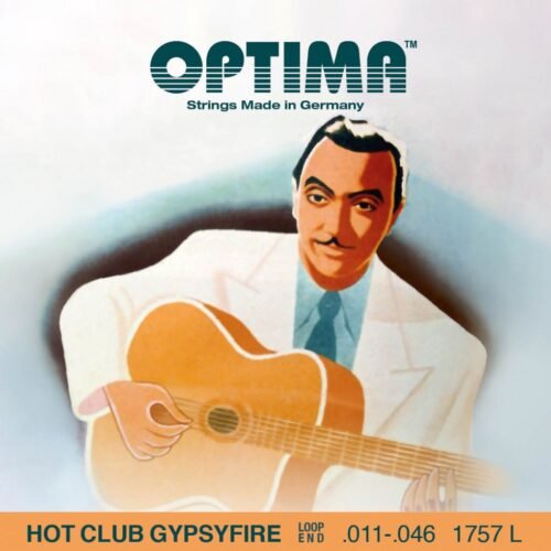 Optima Manouche Guitarre Hot Club Gypsyfire - guitare acoustique manouche Loop End 11-46