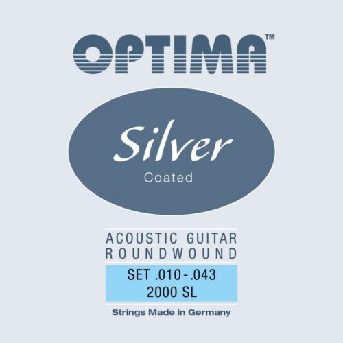 Optima cordes Argent - guitare acoustique 10-43