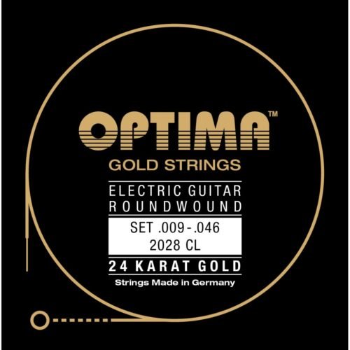 Optima cordes Or 24 K - guitare électrique 9-46