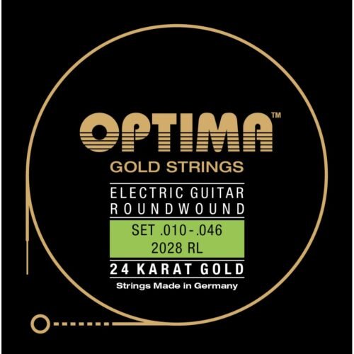 Optima cordes Or 24 K - guitare électrique 10-46