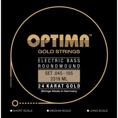 Optima Gold 24 K strings - electric bass 45-105