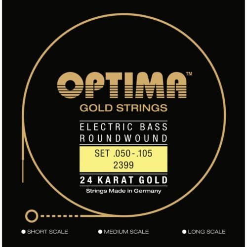 Optima 24 K Gold strings - Electric bass 50-105