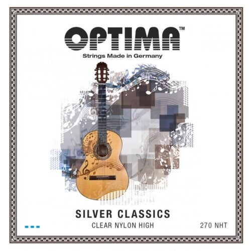Optima cordes Argent high nylon - Guitare classique G3 plain