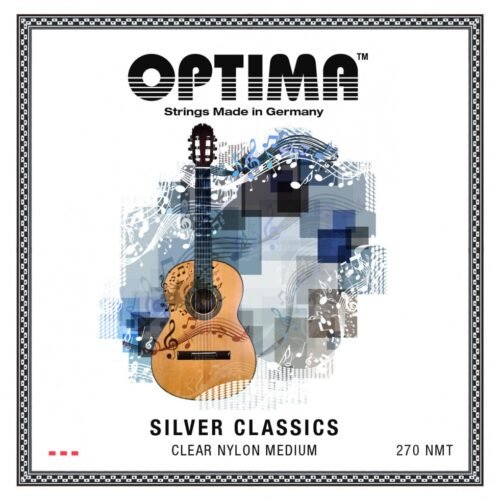 Optima cordes Argent médium nylon - Guitare classique G3 plain