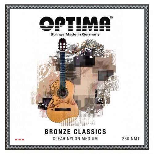 Optima cordes Bronze médium nylon - Guitare classique G3 plain