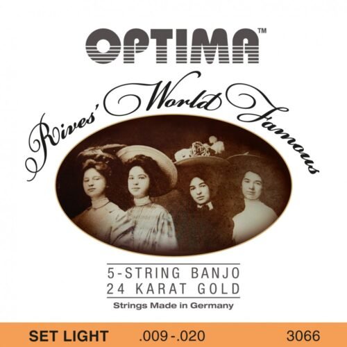 Optima cordes Or 24 K - Banjo 5 cordes 9-20