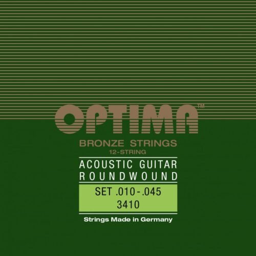 Cordes Optima Bronze guitare acoustique 10-45 – Son chaud et résonance exceptionnelle.