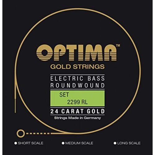 Optima Gold 24 K strings - electric bass 6 strings 30-125