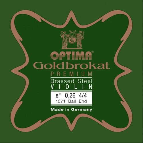 Optima Cordes Goldbrokat Prenium Laiton - Violon 4/4 corde E seule