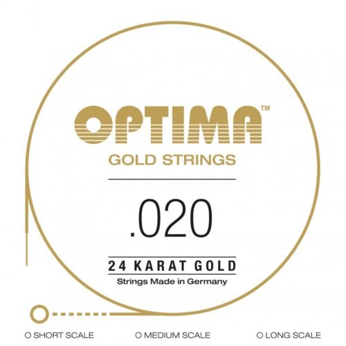 Optima cordes OR 24 K - basse électrique .020 corde seule
