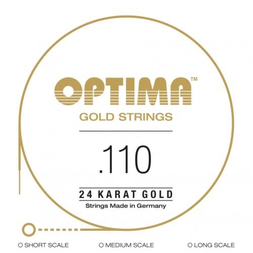 Optima cordes OR 24 K - basse électrique .110 corde seule Super longue échelle