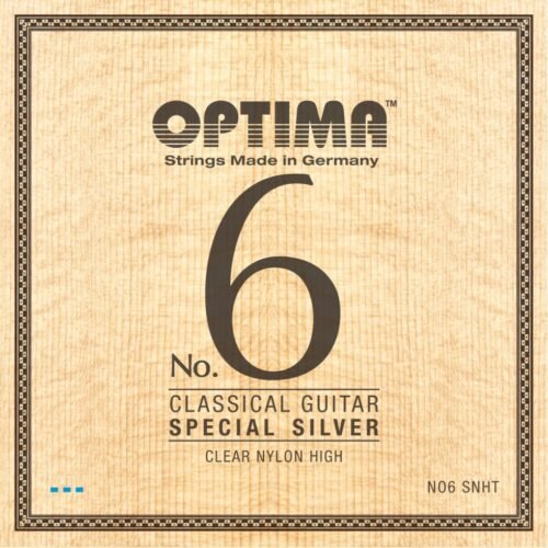 Optima cordes Argent No.6 high nylon - Guitare classique G3 plain