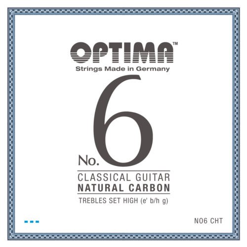 Cordes Optima No.6 carbone aigues haute tension – puissance, clarté et précision sonore.