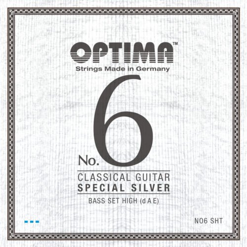 Cordes de guitare classique - Optima No.6 Argent ensemble basse haute tension